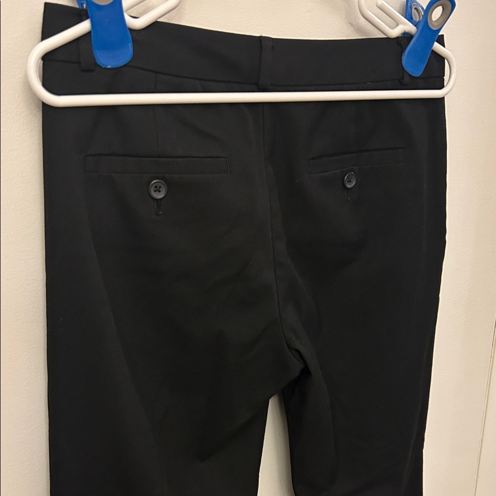 Banana Republic Logan Classic Black Dress Pants Size 4 - Picture 5 of 8